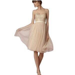 Anthropologie BHLDN Needle & Thread Coppelia Ballet Dress Women's Size 10